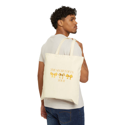 TSOU Tour Bows - Cotton Canvas Tote Bag