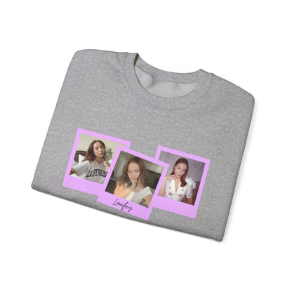 Polaroid Laufey Cute - Unisex Heavy Blend™ Crewneck Sweatshirt