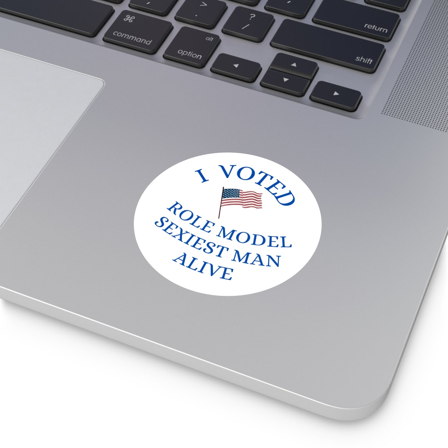 I Voted Role Model Sexiest Man Alive Tucker - Round Stickers, Indoor\Outdoor