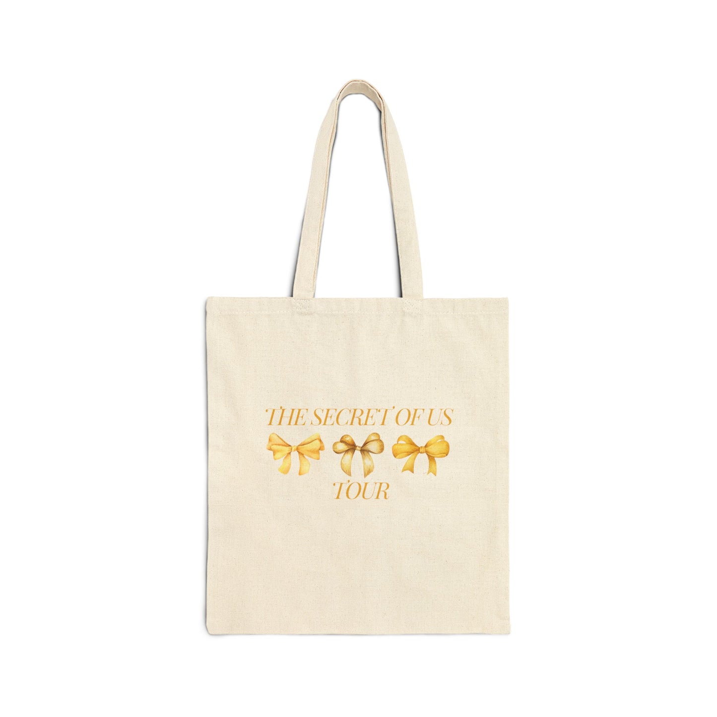 TSOU Tour Bows - Cotton Canvas Tote Bag