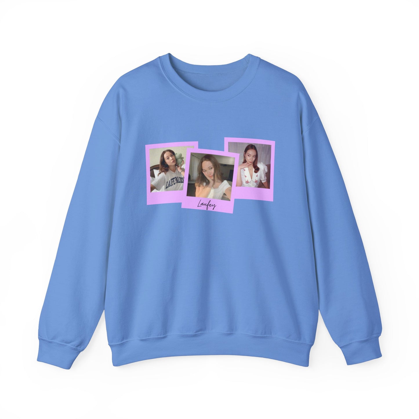 Polaroid Laufey Cute - Unisex Heavy Blend™ Crewneck Sweatshirt