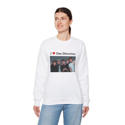 I heart 1D Role Model Tucker - Unisex Heavy Blend™ Crewneck Sweatshirt