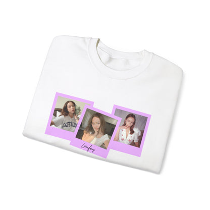 Polaroid Laufey Cute - Unisex Heavy Blend™ Crewneck Sweatshirt