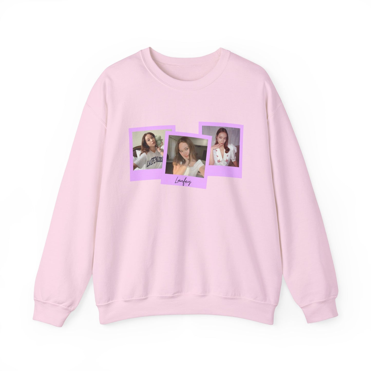 Polaroid Laufey Cute - Unisex Heavy Blend™ Crewneck Sweatshirt