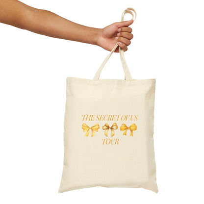 TSOU Tour Bows - Cotton Canvas Tote Bag