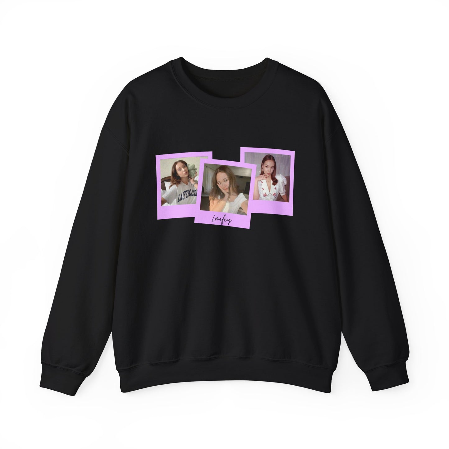 Polaroid Laufey Cute - Unisex Heavy Blend™ Crewneck Sweatshirt