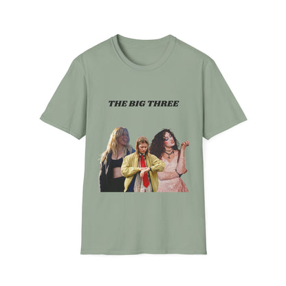 The Big Three Renee, Girl in Red, Chappell - Unisex Softstyle T-Shirt