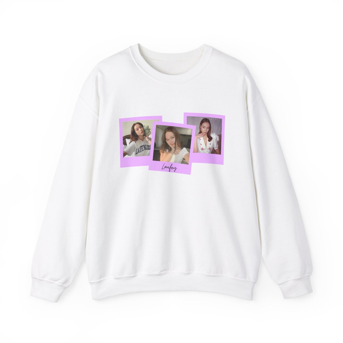 Polaroid Laufey Cute - Unisex Heavy Blend™ Crewneck Sweatshirt