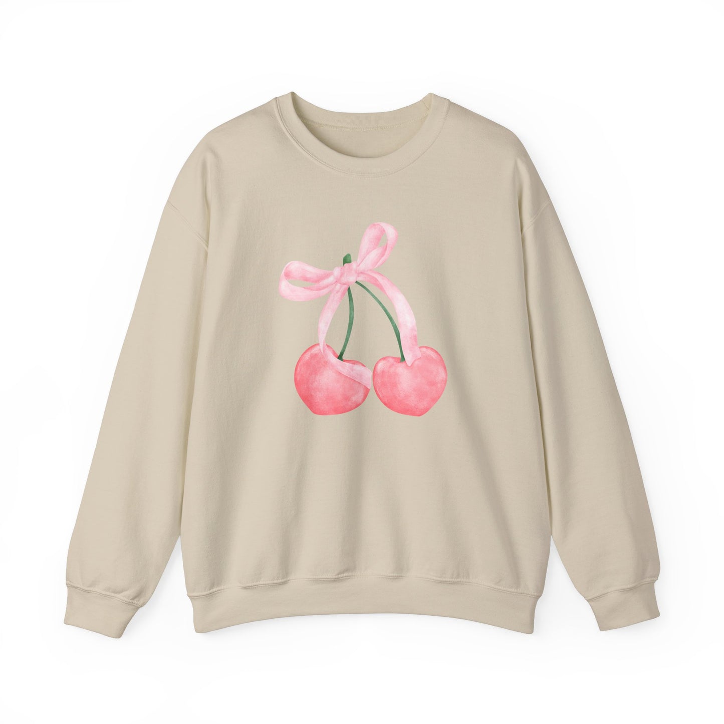 Bow and Cherries Aesthetic - Unisex Heavy Blend™ Crewneck Sweatshirt