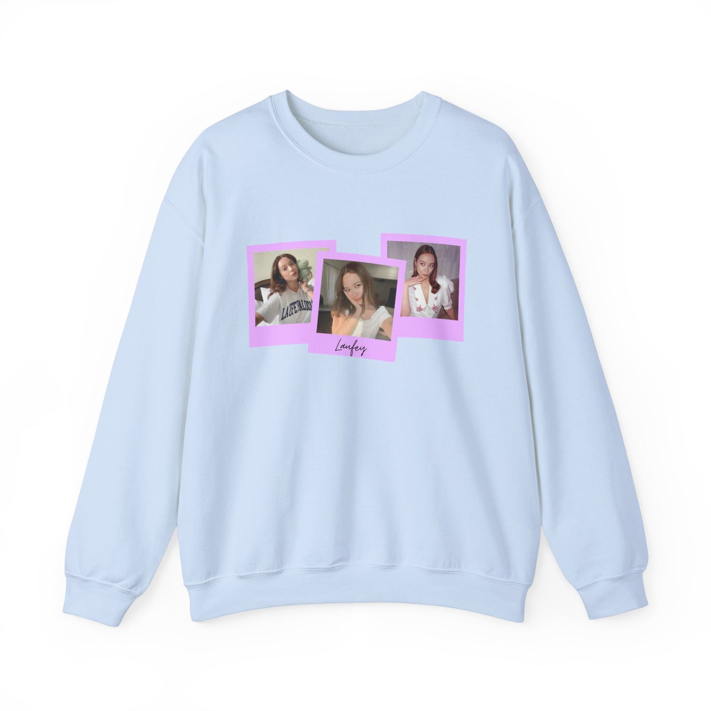 Polaroid Laufey Cute - Unisex Heavy Blend™ Crewneck Sweatshirt