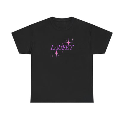 Bewitched purple and pink sparkle - Unisex Heavy Cotton Tee